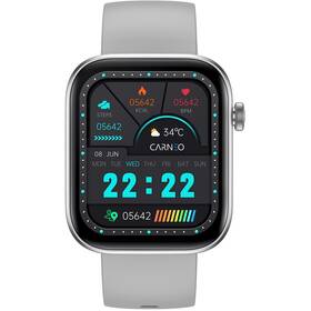Inteligentné hodinky Carneo Zenith HR+ strieborné

