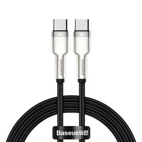 Kábel Baseus Cafule Series USB-C/USB-C 100W 2m čierny

