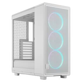 Case FRACTAL DESIGN Epoch White TG RGB Clear Tint biela


