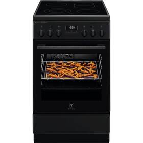 Sklokeramický sporák Electrolux LKR564277K, matná čierny


