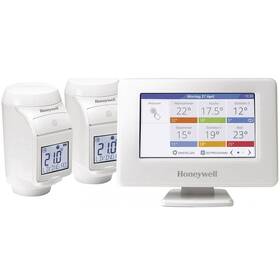 Kompletný set Honeywell Evohome Starter Set 2 SK Evohome Touch WiFi + 2x termohlavica HR92 

