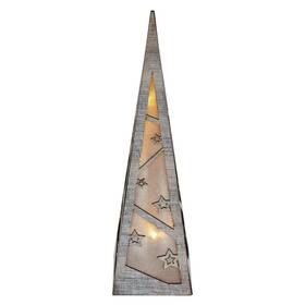 LED dekorácie EMOS pyramida, 36cm, 2× AA, teplá bílá, časovač 
