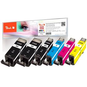 Cartridge Peach Canon CLI-526, Multipack Plus, 2x19, 4x9 ml - CMYK 

