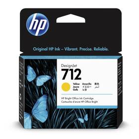 Cartridge HP 712, 29 ml žltá

