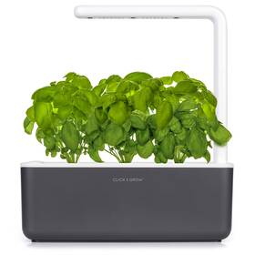 Šikovný kvetináč Click and Grow Smart Garden 3 sivá farba
