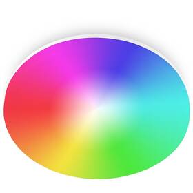 LED stropné svietidlo iGET HOME LS1, 15 W, 1500 lm, RGB+CCT, 22 cm biele

