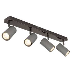 LED stropné svietidlo GLOBO ROBBY 579114S sivé/chróm


