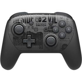 Bezdrôtový ovládač Nintendo Switch 2 Pro Controller Resident Evil RE čierny


