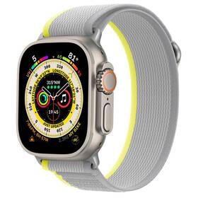 Remienok Cubenest Trail Loop na Apple Watch 42/44/45/Ultra 49 mm sivý/žltý


