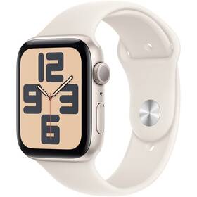 Inteligentné hodinky Apple GPS 40mm hviezdne biely hliník - hviezdne biely športový remienok - M/L 
