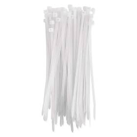 Sťahovacie pásky EMOS 200×4,8MM, 100KS biele

