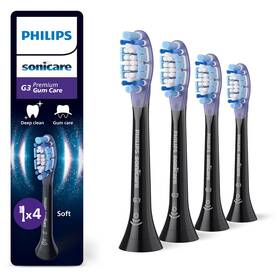 Náhradné hlavice Philips HX9054/88 (4 ks) čierna

