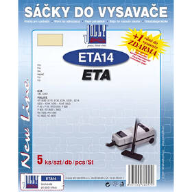 Vrecká pre vysávače Jolly ETA 14 (5 ks) 

