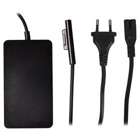 Sieťový adaptér PATONA pre notebooky a tablety Microsoft, 15V, 4A, 65W, konektor Surface Connect, USB výstup 

