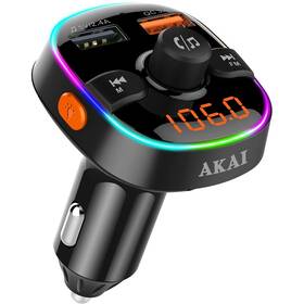 FM Transmitter AKAI FMT-52BT čierny

