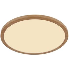 LED stropné svietidlo GLOBO Sapana, okrúhle, 42 cm, 24W drevené

