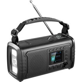 Rádioprijímač s DAB+ Sandberg Survivor DAB Radio All-in-1 20000 čierny

