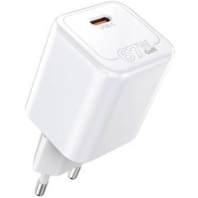 Nabíjačka do siete Mobile Origin Super Charger GaN 67W 1xUSB-C biela

