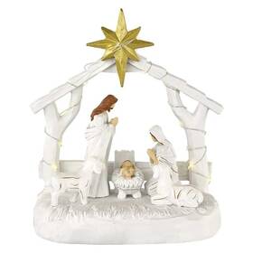 LED dekorácie EMOS 20 NATIVITY, SET, 2AAA, TIMER, WW biela

