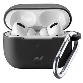 Puzdro CellularLine Bounce pro Apple AirPods Pro čierna farba
