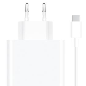 Nabíjačka do siete Xiaomi 120W Charging Combo 1x USB + USB-C kábel 1m biela

