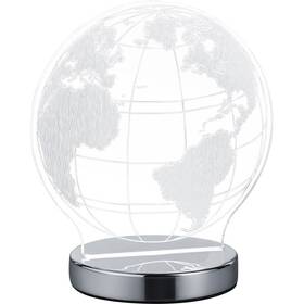 Stolná lampička Reality Globe chróm

