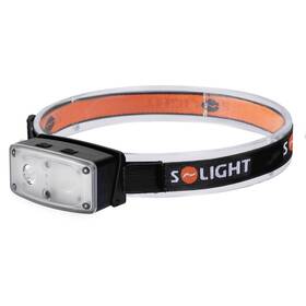 Čelovka Solight nabíjací, 100lm, senzor, Li-Ion čierna


