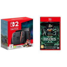 Set výrobkov Nintendo Herní konzole Nintendo Switch 2 + Mario Kart™ World Bundle - černá + Hra Nintendo Switch 2 Hades II 


