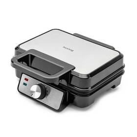 Vafľovač Huslog AK-2149 čierny/strieborný

