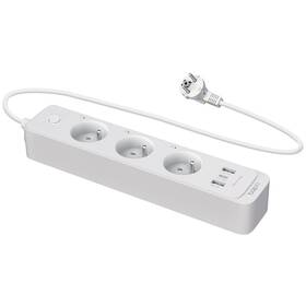 Kábel predlžovací TP-Link Tapo P300, Smart Wi-Fi, 3x zásuvka + 2xUSB, 1xUSB-C, Homekit, 1,5m biely

