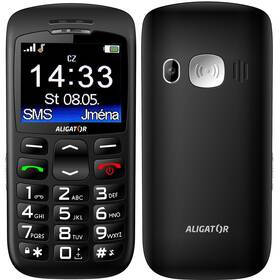Mobilný telefón Aligator A670 Senior čierny

