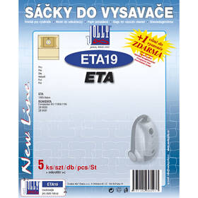 Vrecká pre vysávače Jolly ETA 19 (5 ks) 

