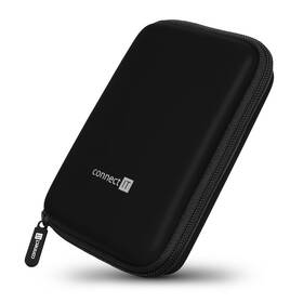 Puzdro na HDD Connect IT HardShellProtect, škrupinové, pre 2,5" HDD - čierne čierna farba
