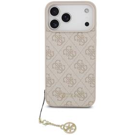 Kryt na mobil Guess 4G Charm Tone on Tone na Apple iPhone 17 Pro Max ružový

