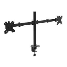 Držiak Akyga AK-MB-02, dual, na monitor, pre uhlopriečky 15" až 32", nosnosť 20 kg čierny

