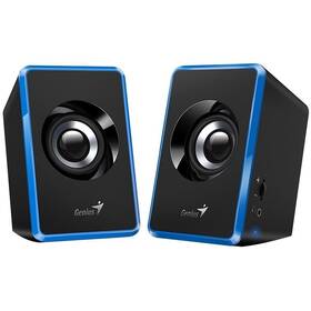 Reproduktory Genius SP-U125, 2.0, 3W čierne/modré

