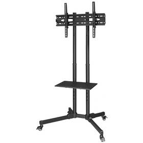 Stojan pre TV Hama Trolley, pojazdný, pre uhlopriečky 32"-70", nosnosť 40 kg čierny

