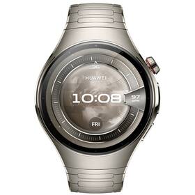 Inteligentné hodinky Huawei Watch 5 46 mm LTE - Silver + Titanium Strap strieborné

