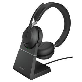 Headset Jabra Evolve2 65, USB-A, UC Stereo Deskstand čierny

