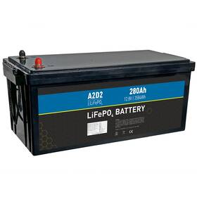 Akumulátor Avacom A2D2 baterie LiFePO4 12,8V 280Ah M8 čierny

