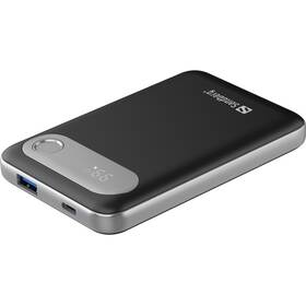 Powerbank Sandberg Travel 10000 mAh PD 20W čierny/strieborný

