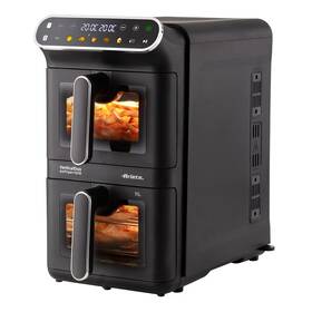 Fritéza teplovzdušná Ariete ART 4640 Air Fryer VerticalDuo, 11 l čierna

