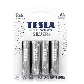 Batéria alkalická Tesla AA SILVER+ (4 ks) 

