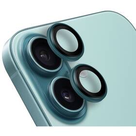Ochranné sklo šošovky fotoaparátu Obal:Me Lens Protector na Apple iPhone 16/16 Plus tyrkysové

