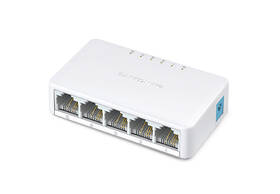 Switch Mercusys MS105 biela farba
