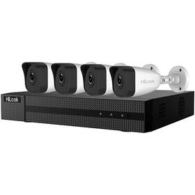 Kamerový systém HiLook IK-4142BH-MH/P(C), 4x kamery IPC-B121H 2.8mm, 1x NVR-104MH-D čierna farba
