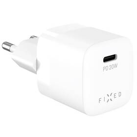 Nabíjačka do siete FIXED Mini, PD 20W, 1xUSB-C biela

