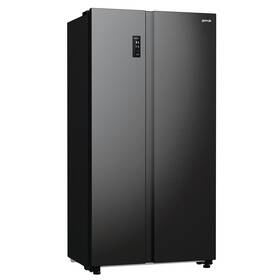 Americká chladnička Gorenje NRR9185EABXL čierna farba
