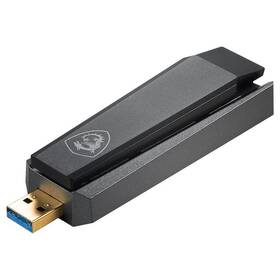 Wi-Fi adaptér MSI AX1800 čierny

