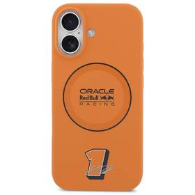 Kryt na mobil Red Bull Silicone Blue Ring MagSafe na Apple iPhone 17 oranžový


